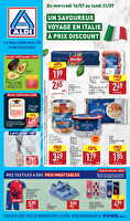 Un savoureux voyage en Italie à prix discount chez Aldi Valable du 16 au 21 juillet 2025