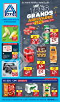 Les Très grands arrivages jusqu'à -68% sur le 2ème des magasins Aldi Valable du 16 au 22 septembre 2025