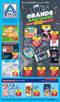 Les très grands arrivages jusqu'à -60% sur le 2ème chez Aldi Valable du 09 au 15 septembre 2025