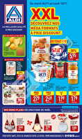 XXL Découvrez nos méga formats à prix discount chez Aldi Valable du 04 au 10 novembre 2025