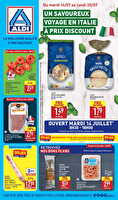 Catalogue de cette semaine chez Aldi Valable du 14 au 20 juillet 2026