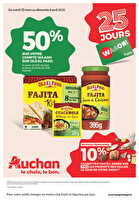 Les 25 jours waaoh, spécial xxl  des magasins Auchan Valable du 25 mars au 06 avril 2025