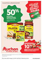 Les 25 jours waaoh, spécial xxl  des magasins Auchan Valable du 25 mars au 06 avril 2025