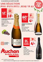 Pré foire aux vins des magasins Auchan Valable du 22 au 31 mars 2025