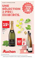 Foire aux vins : une sélection à prix modérés chez Auchan Valable du 01 au 13 avril 2025