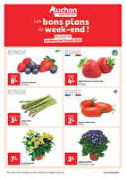 Les bons plans du week-end dans votre super ! chez Auchan Valable du 10 au 13 avril 2025