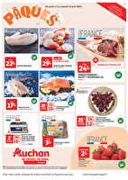 Repas de pâques chez Auchan Valable du 17 au 19 avril 2025