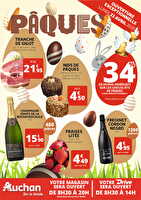 Ouverture exceptionnelle du 21 avril chez Auchan Valable du 17 au 21 avril 2025