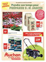 Prendre son temps pour préparer son jardin chez Auchan Valable du 15 au 21 avril 2025