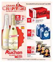 Grand chapiteau sur le parking chez Auchan Valable du 25 avril au 07 mai 2025