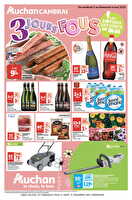 3 jours fous chez Auchan Valable du 02 au 04 mai 2025