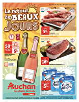 Le retour des beaux jours chez Auchan Valable du 23 avril au 04 mai 2025