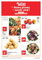 Les bons plans du week-end dans votre super ! des magasins Auchan Valable du 24 au 27 avril 2025