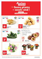 Les bons plans du week-end dans votre super ! chez Auchan Valable du 17 au 20 avril 2025