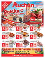 Tract pologne chez Auchan Valable du 11 au 21 avril 2025