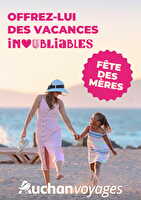 Auchan voyages : spécial fête des mères ! chez Auchan Valable du 16 au 31 mai 2025