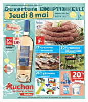 Ouverture exceptionnelle 8 mai chez Auchan Valable du 08 mai 2025