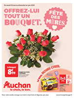 Fête des mères : offrez-lui tout un bouquet  chez Auchan Valable du 20 mai au 01 juin 2025