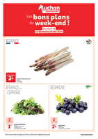 Les bons plans du week-end dans votre super ! chez Auchan Valable du 15 au 18 mai 2025