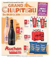 Grand chapiteau n°2  des magasins Auchan Valable du 27 mai au 07 juin 2025