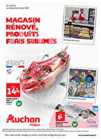 Magasin rénové, produits frais sublimés des magasins Auchan Valable du 03 au 15 juin 2025