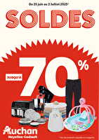 Soldes chez Auchan Valable du 25 juin au 02 juillet 2025