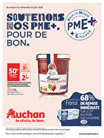 Soutenons nos pme+ pour de bon des magasins Auchan Valable du 03 au 15 juin 2025