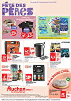 Spécial fête des pères chez Auchan Valable du 13 au 15 juin 2025