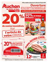 Tract du dimanche 29 juin chez Auchan Valable du 29 juin 2025