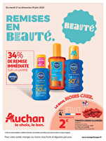Remises en beauté chez Auchan Valable du 17 au 29 juin 2025