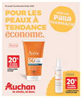 Pour les peaux à tendance économe des magasins Auchan Valable du 03 au 22 juin 2025