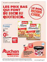 Les prix bas qui font du bien au quotidien chez Auchan Valable du 01 au 12 juillet 2025