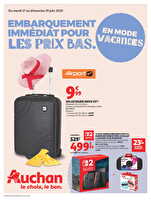 Embarquement immédiat pour les prix bas chez Auchan Valable du 17 au 29 juin 2025