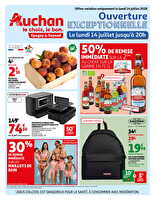 Tract du 14 juillet chez Auchan Valable du 14 juillet 2025