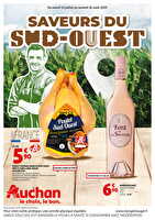 Saveurs du sud ouest chez Auchan Valable du 15 au 16 juillet 2025