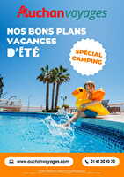 Auchan voyages : cet été, partez en vacances au camping ! chez Auchan Valable du 01 au 31 juillet 2025