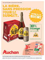 Foire à la bière : sans pression pour le budget des magasins Auchan Valable du 29 juillet au 10 août 2025