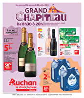 Grand chapiteau sur le parking des magasins Auchan Valable du 16 au 22 juillet 2025