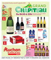 Grand chapiteau 6ème édition des magasins Auchan Valable du 29 août au 06 septembre 2025