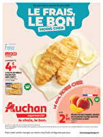 Le frais, le bon moins cher chez Auchan Valable du 26 au 30 août 2025
