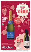 Foire aux vins d'automne  des magasins Auchan Valable du 30 septembre au 11 octobre 2025