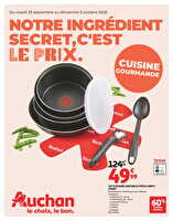 Notre ingrédient secret c'est le prix des magasins Auchan Valable du 23 septembre au 05 octobre 2025