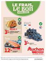 Le frais, le bon moins cher des magasins Auchan Valable du 09 au 13 septembre 2025