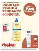 Pour les peaux à tendance économe des magasins Auchan Valable du 30 septembre au 19 octobre 2025