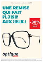Une remise qui fait plaisir aux yeux ! chez Auchan Valable du 01 septembre au 31 octobre 2025