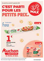 C'est parti pour les petits prix dans votre super des magasins Auchan Valable du 16 au 27 septembre 2025