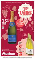 Foire aux vins d'automne  des magasins Auchan Valable du 30 septembre au 11 octobre 2025