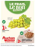 Le frais, le bon moins cher des magasins Auchan Valable du 23 septembre au 05 octobre 2025