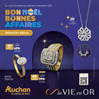 Bon noël et bonnes affaires des magasins Auchan Valable du 21 octobre au 31 décembre 2025