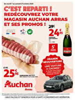 C'est reparti ! redécouvrez votre auchan arras des magasins Auchan Valable du 08 au 18 octobre 2025